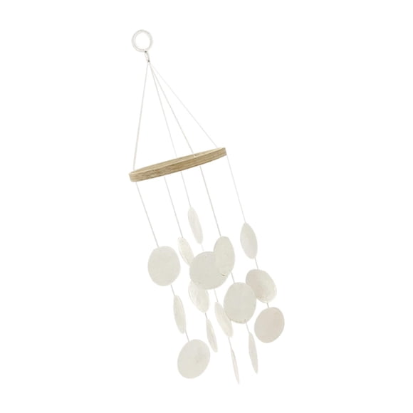 Shell Wind Chimes Decoración Colgante Windchimes Para Decoración De Jardín Blanco