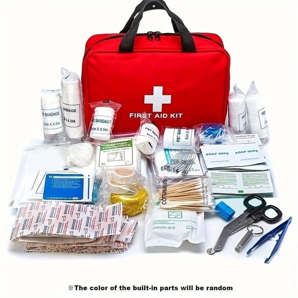 First Aid Kit Multi-purpose Emergency Supplies Portable Bag, For Outdoor Hunting, Hiking, Camping And More