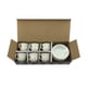 thumbnail image 3 of Juego de Loza 12 Piezas Tazas Con Platillo 70ML Bb-5073-1 Cerámica Blanco, 3 of 3