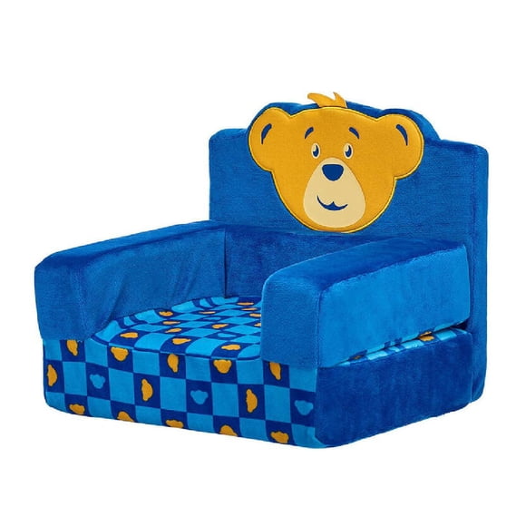 Sillón cama Build a Bear peluche azul brillante