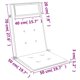 thumbnail image 3 of Cojines para silla VidaXL Highback negros, 4 unidades, 100% poliéster, 3 of 9
