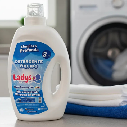 Detergente Liquido Hipoalergenico Ladys 3 Ltrs
