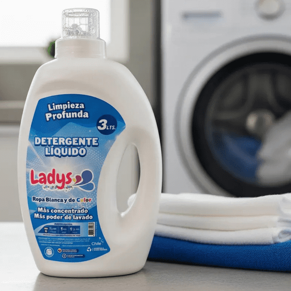 Detergente Liquido Hipoalergenico Ladys 3 Ltrs