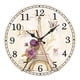 thumbnail image 3 of Reloj De Pared De Madera, Relojes De Cuarzo Decorativos De 12 Pulgadas Para Dormitorio, Sala De Estar, Hogar C, 3 of 5