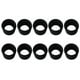 thumbnail image 3 of 10 piezas de caucho negro caña de pescar titular pole resto rack insertar protectores, 3 of 3