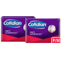 2 Paq Pants Cotidian Ultra Protect Incontinencia Fuerte 16 Un P/M