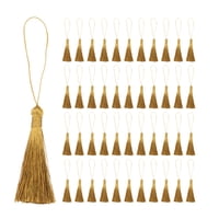 Mini Silky Bookmark Tassels Uxcell Oro