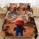 thumbnail image 1 of Super Mario 3-Piece Comforter Set for Bedroom Super Mario Bedding Set for Kids Adults Soft Microfiber Duvet Cover Set with Zipper Closure, 1 of 5