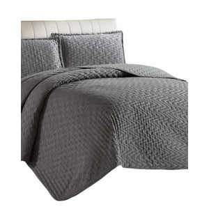 Tengfei - Cubrecama 2 Plazas De Lujo Extra Suave Con Relieves De Tufting