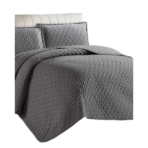 Tengfei - Cubrecama Plaza Y Media De Lujo Extra Suave Con Relieves De Tufting