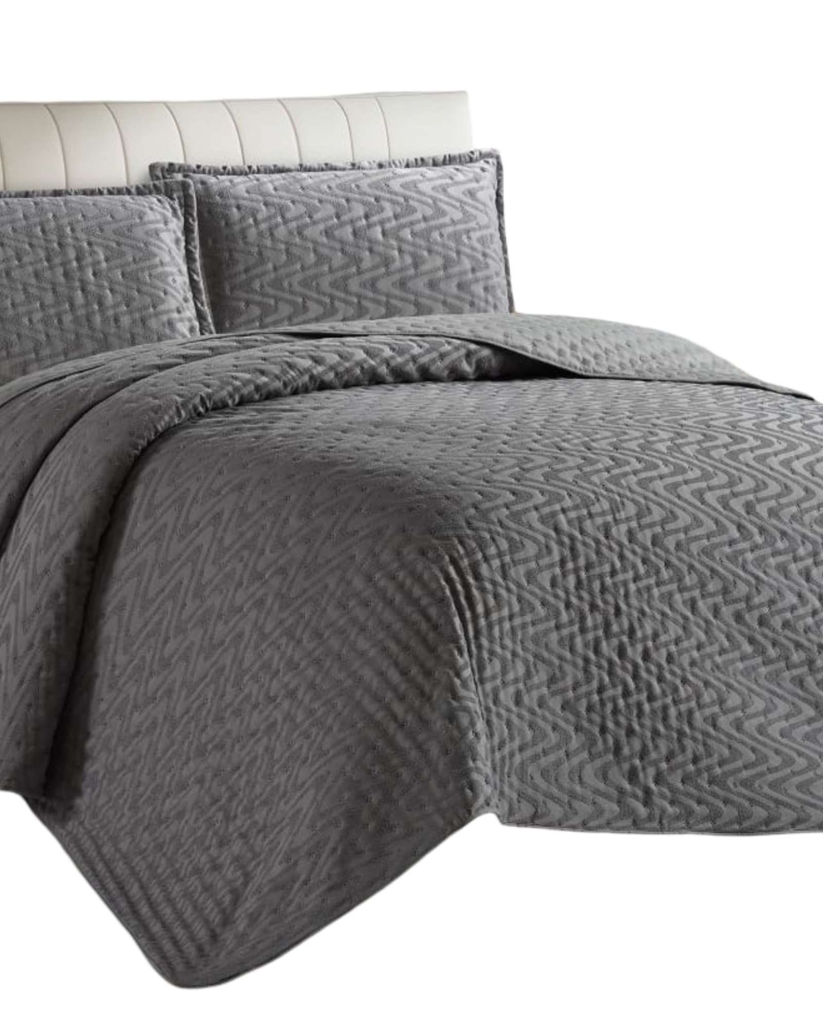 Tengfei - Cubrecama Plaza Y Media De Lujo Extra Suave Con Relieves De Tufting