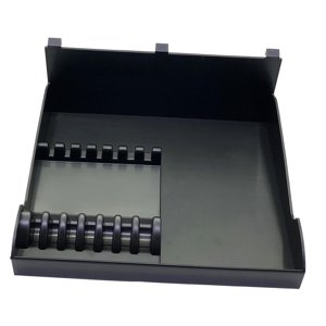 Ioensy - Organizador De Bandeja Para Cortapelos, Práctica Caja De Herramientas De Peluquero Para Uso Doméstico, Estilistas De Salón, Color Negro