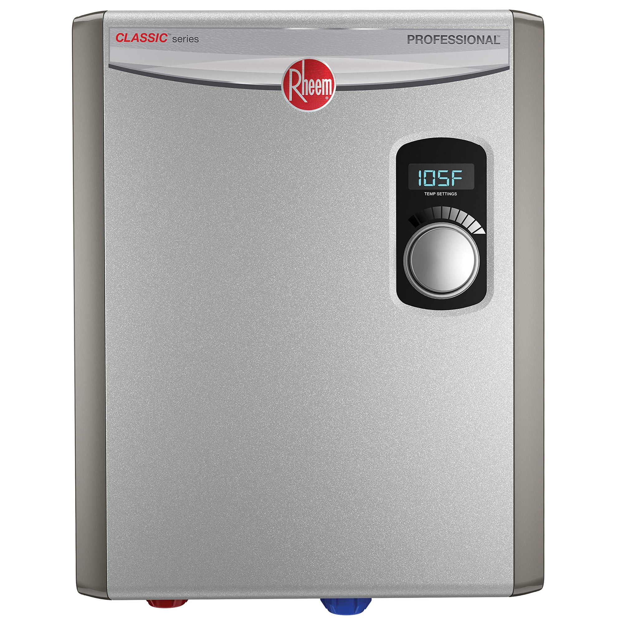 Calentador De Agua Eléctrico Sin Tanque Rheem 18kw 240v Gris