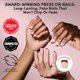 thumbnail image 2 of Uñas postizas Glamnetic 30 uds – Extra cortas, brillantes con punta francesa, 2 of 9