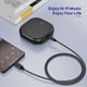 thumbnail image 5 of [Certificado Apple MFi] Cable auxiliar de iPhone para estéreo de coche, cable de audio auxiliar Lightning a 3,5 mm de 1 m compatible con todos los iOS, compatible con iPhone 14/13/12/11/SE/XS/XR/X 8 7, 5 of 7