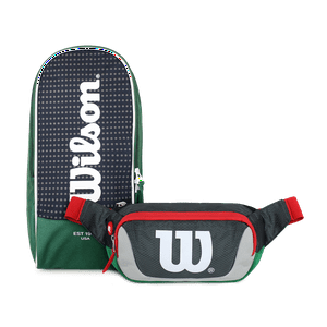 Pack Wilson Botinero Para Zapatos Manchester + Banano Delta Verde-Gris