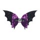 thumbnail image 4 of Horquilla Para El Pelo Con Forma De Murciélago Y Lazo Para Halloween, Pasador Para El Pelo Con Alas De Murciélago Para Festivales, Viajes Diarios, Color Negro Y Morado, 4 of 5