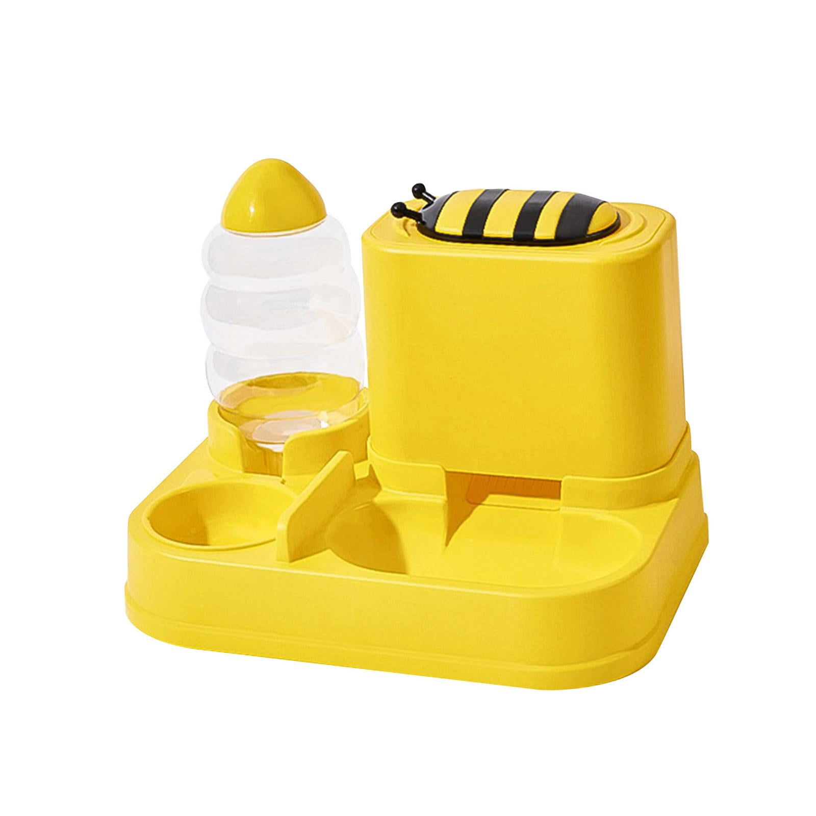 Magideal - Comedero Y Bebedero Por Gravedad, Juego De Dispensador De Alimentos Y Agua, Cuenco De Alimentación Para Perros Y Gatos, Para Perros Pequeños, Medianos Estilo A