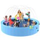 thumbnail image 1 of Piscina con rociador Bilibara para niños, 247 cm, antideslizante, con rociador, 1 of 6