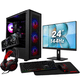 thumbnail image 1 of PC Gamer AMD Ryzen 5 5500 16GB RAM 500GB SSD RTX 5050 Monitor 24" IPS + Kit Teclado Gamer, 1 of 1