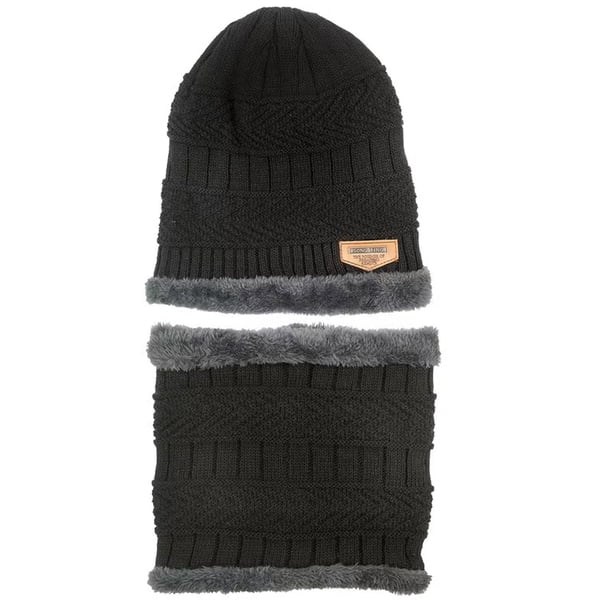 Stylish Winter Knitted Hat and Scarf Set for Street Style Fashion