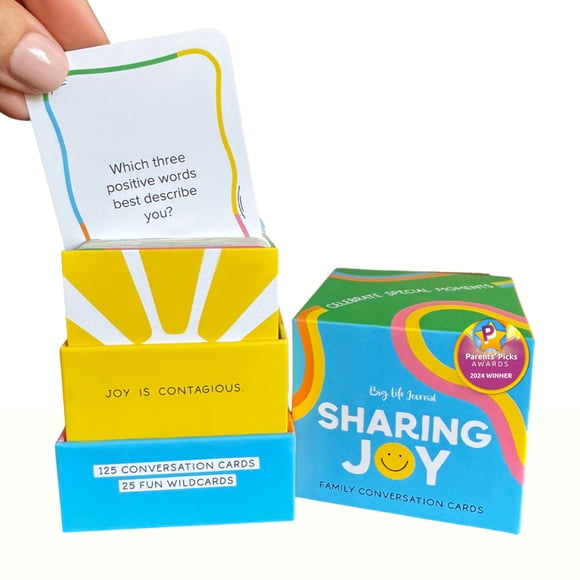 Tarjetas de conversación Big Life Journal Sharing Joy Family x150