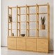 thumbnail image 2 of Biblioteca "Arrayán" Estantería Abierta de Madera con Postes - Natural - 180x35x200 cm, 2 of 3
