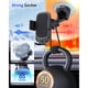 thumbnail image 2 of Soporte de teléfono para coche, soporte universal de teléfono móvil para salpicadero, parabrisas o ventanilla - soporte para automóvil compatible con iPhone, Samsung -Negro, 2 of 7