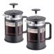 thumbnail image 1 of Cafetera Prensa Francesa 2 Piezas 350 Ml Vidrio Ideal Gourme, 1 of 3