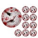 thumbnail image 1 of 10 Platos De Papel Desechables, Platos De Halloween Aterradores, Decoraciones Para Mesas De Fiesta, 17,8 X 17,8 Cm, 1 of 3