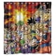 thumbnail image 1 of Cortina de ducha de Anime Dragon Ball Goku, juego de cortina de baño con ganchos, tamaño 60 x 72 pulgadas, 1 of 3