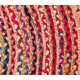 thumbnail image 5 of Alfombra Hausattire, bohemia, trenzada, 120 cm, redonda, yute y algodón, 5 of 7