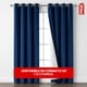 thumbnail image 3 of CORTINA BLACKOUT 100% 140x230CM TEXTURA TERCIOPELO azul, 3 of 9