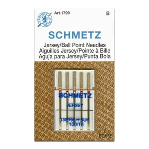 Aguja Schmetz Para Maquina De Coser Punta Bola Nr 100