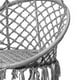 thumbnail image 2 of Hamaca Silla Columpio Algodón Gris 80 x 70 cm, 2 of 3