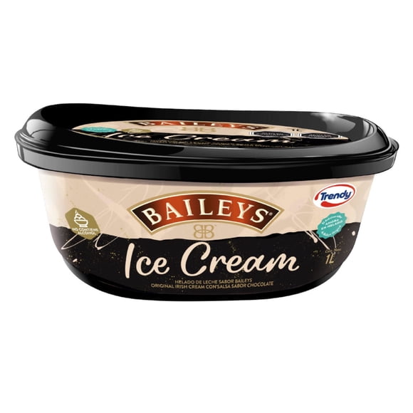 Helado de Leche Sabor Baileys con Salsa de Chocolate Cassata, 1 L