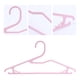 thumbnail image 3 of REGALWOVEN 10 Pcs Perchas para Ropa, Perchas de Plástico para Pantalones con Gancho Antideslizante, Perchas Ahorra Espacio para Ropa, Armario, Pantalones o Camisas Rosa, 3 of 6
