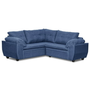 Deco Outlet - Seccional Liverpool 3.2 Tela Azul
