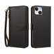 thumbnail image 3 of Funda con Billetera para [iPhone 15] con Bolsillo Zipper y Tarjetero Negro, 3 of 6