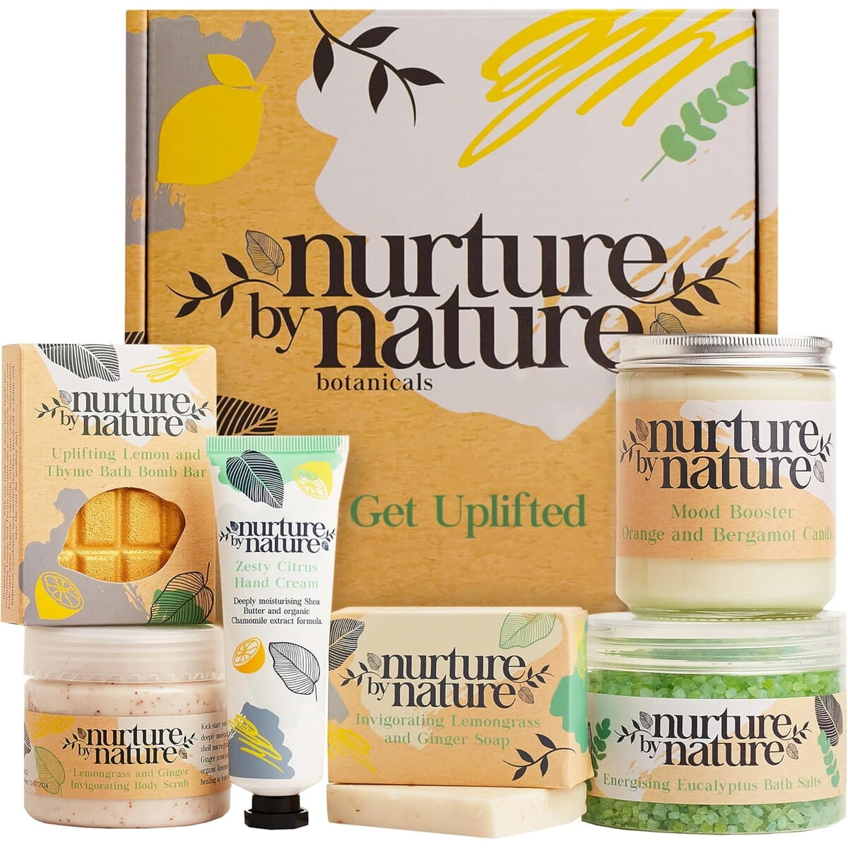 Nxn Beauty - Set Spa Nurture By Nature Relax Uplift 6 Piezas Vegano