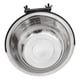 thumbnail image 3 of Cuenco Colgante para Mascotas, Cuenco para Plato de Alimentación de Mascotas/con Ranura para Tarjeta de Cuenco Fijo/no/alimentador de para Per , Plata-150ml, 3 of 5