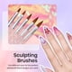 thumbnail image 5 of Juego de 31 pinceles de arte para uñas Beetles Gel Polish con estuche, 5 of 9
