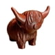 thumbnail image 3 of Figura De Vaca Mini Recuerdos Regalo Adorno Artesanal Para Oficina Chimenea Gabinete S Granate, 3 of 3