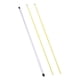 thumbnail image 4 of 2 Palos De Alineación De Golf Con Tubo De Almacenamiento Para Práctica De Swing, Accesorio De Golf, 80 Cm, Amarillo, 4 of 5