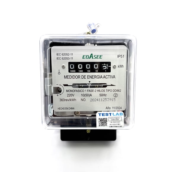Medidor Magnetico Monofásico Ebasee 10(50)a Certificado