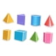 thumbnail image 1 of 8 piezas de formas geométricas plegables, útiles escolares, juguetes educativos, sólidos geométricos para niños, escuela primaria y jardín de infancia, 1 of 5