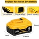 thumbnail image 5 of Batería de larga duración de 20 V, 6 Ah, para Dewalt DCB206 DCB204 DCB203 DCB208, 5 of 7