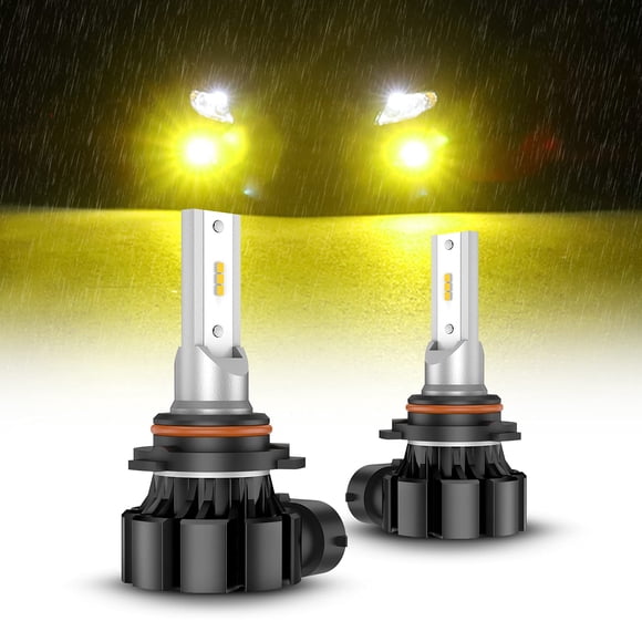 Bombillas LED antiniebla SEALIGHT 9006 HB4 3000 K amarillas (paquete de 2)