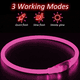 thumbnail image 4 of Collar LED para perros - Collar para perros con luz recargable por USB que brilla en la oscuridad., 4 of 6