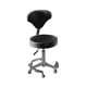 thumbnail image 1 of Piso Taburete con Ruedas y Respaldo Negro - R1, 1 of 1